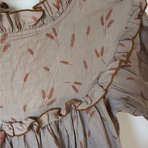 Fin & Vince Mama Chloe Dress Wheat - Picture 2 of 5